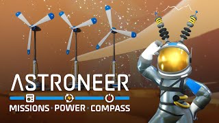 ASTRONEER  Mission  Power  Compass Update Trailer [upl. by Hakon873]