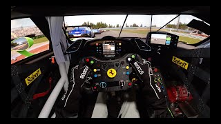 Assetto Corsa Competizione  Ferrari 488 GT3  Misano  Sim Racing  Fanatec  Triple Screen Onboard [upl. by Enylrac]