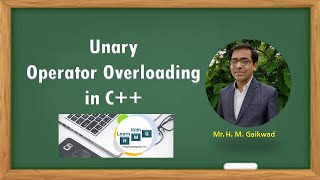 Unary Operator Overloading in C [upl. by Gould]