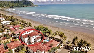 Jaco Beach Village Oceanfront Home For Sale [upl. by Neryt]