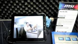 MSI Enjoy 10 Tablet im Hands On [upl. by Idnar993]