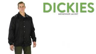 Dickies Messenger Jacket  Snap Front Nylon For Men [upl. by Arrat]