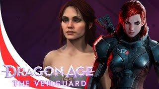 DRAGON AGE THE VEILGUARD x MASS EFFECT  FemShep Character Creation [upl. by Jer]