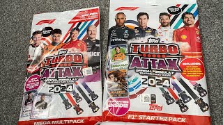 Topps F1 Turbo Attax 2024 Beginning Packs  F1 Turno Attax 2024 Pack Opening 1 [upl. by Emia587]