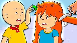 La Coupe de Cheveux de Mousseline  Caillou en Français [upl. by Ortrude]