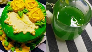 Piping gel Recipeপাইপিং জেল অথবা কেক ডেকোরেশন জেলখুব সইজে কেক ডেকোরেশন জেলCake Decorating gel [upl. by Anerrol]