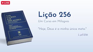 LIÇÃO 256  Hoje Deus é a minha única meta UCEM  Frequência do Amor [upl. by Atilemrac]