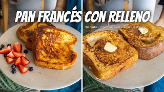 Pan Frances con 3 Rellenos y Más🍞 [upl. by Lecirg]