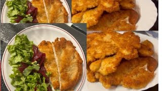 Comment réussir les Escalopes de poulet panées [upl. by Laurianne]