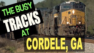 The Busy Tracks At Cordele Georgia [upl. by Vastha202]