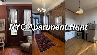 MY NYC APARTMENT HUNT 12 Apartment Tours w Prices [upl. by Yuji]