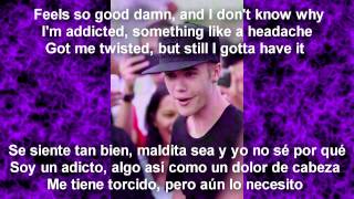 Justin Bieber  Confident Letra Español  Ingles [upl. by Maddi]