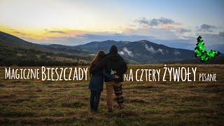 Magiczne Bieszczady jesienią i cztery żywioły Woda ogień wiatr ziemia [upl. by Modie721]