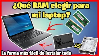 Repotenciar una LAPTOP DE HACE 10 AÑOS  Así se instala una SSD y RAM  TEST HDD VS SSD [upl. by Paula]