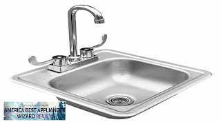 Summerset 15x15quot Stainless Steel Dropin Sink and HotCold Faucet Review [upl. by Anitram]