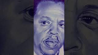 Ballpoint pen drawing of jayz music hiphop song rap [upl. by Cassady893]