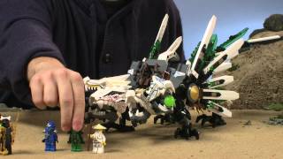 Epic Dragon Battle  LEGO Ninjago  9450  Designer Video [upl. by Relyt]