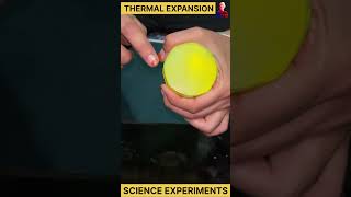 thermal expansion  science experiments experiment science shorts [upl. by Colver]