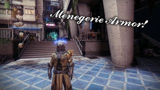 DESTINY 2 Opulent Scholar Legendary Warlock Armor Set Showcase 8  Menagerie Armor Showcase [upl. by Felicidad]