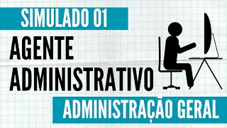 Simulado 01  Agente Administrativo  Administração Geral [upl. by Gary]