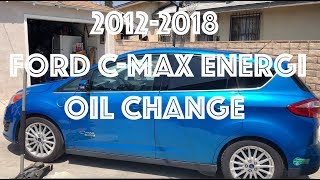 20122018 Ford C Max Energi Oil Change Its So simple Livin Life with Rick amp Jerre [upl. by Pammi]