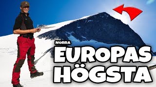 JAG BESTIGER NORRA EUROPAS HÖGSTA BERG Galdhöpiggen [upl. by Ymor]