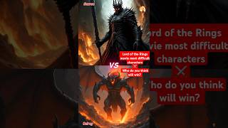 Ultimate Creature Showdown Who Will Win ForYouPageTrendingViralVideoShortsFYP LordOfTheRings [upl. by Suoivatco]