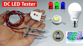 How to make electric powerful tester using led bulb  Led tester  9w bulb and 30v Led tester [upl. by Tezil]