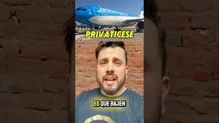 Privatización de Aerolíneas Argentinas privatizacion paro aerolineasargentinas [upl. by Suoivatnod419]