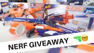 NERF STRATOHAWK vs RAPIDSTRIKE COMPARISON  GIVEAWAY 🔫🤓 January 2019 [upl. by Nylarac]