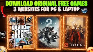 3 WEBSITES TO DOWNLOAD FREE PC GAMES  HOW TO DOWNLOAD GAMES IN LAPTOP  PC GAMES FREE DOWNLOAD 2024 [upl. by Mccutcheon847]