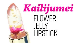 Kailijumei Flower Jelly Lipstick Review [upl. by Ika]