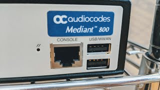 Connect console port AudioCodes Mediant 500 or 800 [upl. by Imuy]