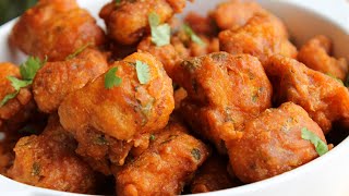 Extra CRISPY Spicy Fried Cauliflower Recipe  Tasty Cauliflower Recipes  Battered Cauliflower [upl. by Kaile64]