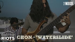 Watch Chon Perform quotWaterslidequot In Hollywood  Rooftop Riots [upl. by Arotak]