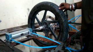 SPM for motorcycle alloy wheel rims [upl. by Yrred]