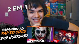 NÓIS REAGE AO RAP CIRCO DOS HORRORES 1 E 2  7 Minutoz [upl. by Bertha354]