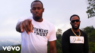 Usain Bolt NJ  Winning Is A Must Official Music Video [upl. by Oswin]