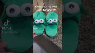 Check out my new Crocs Slippers 💚 💯 🐊 [upl. by Aniakudo598]