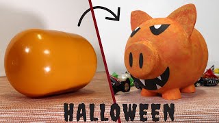 Halloween ZUCCA PIG porta dolci e caramelle Gioco sorpresa fai da te per bambini [upl. by Tessa]