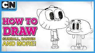 How To Draw Your Favourite Cartoon Network Characters  Imagination Studios  Cartoon Network [upl. by Schreibe259]