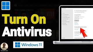 How to Turn On or Enable Antivirus on Windows 11  Full Guide [upl. by Ahsilra]