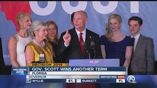 Gov Scott wins another term [upl. by Ardaed520]