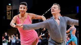 Denis Kojinov and Jeanette Chevalier USA  Rumba  2023 WDSF 10 dance World Championship S1 [upl. by Eznyl]