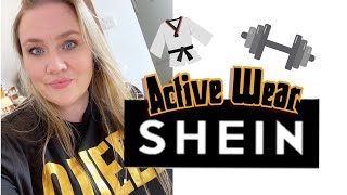 SHEIN PLUS SIZE ACTIVE WEAR  UK Size 24  Apple Shape Fashion amp Try In Haul [upl. by Barby408]