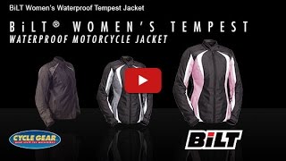 BiLT Womens Tempest Waterproof Jacket Official Product Overview at Cycle Gear [upl. by Soo]