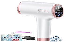 Laser Hair Removal for Women amp Men 45°F IceCooling Contact Safe Review [upl. by Caren]