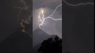 This Volcanic Lightning is Insane viralvideos [upl. by Calandria]