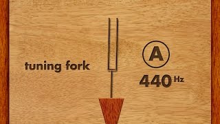 440 Hz A Tuning fork for musicians [upl. by Ashman]