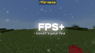 FPS A Fps Boost Texture Pack For MCPE 119  Darkxx [upl. by Grannie]